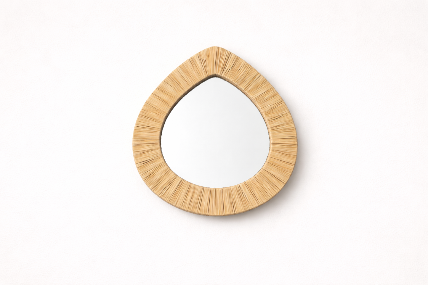 Miroirs raphia "Terre d'ocre" - Artisanat marocain