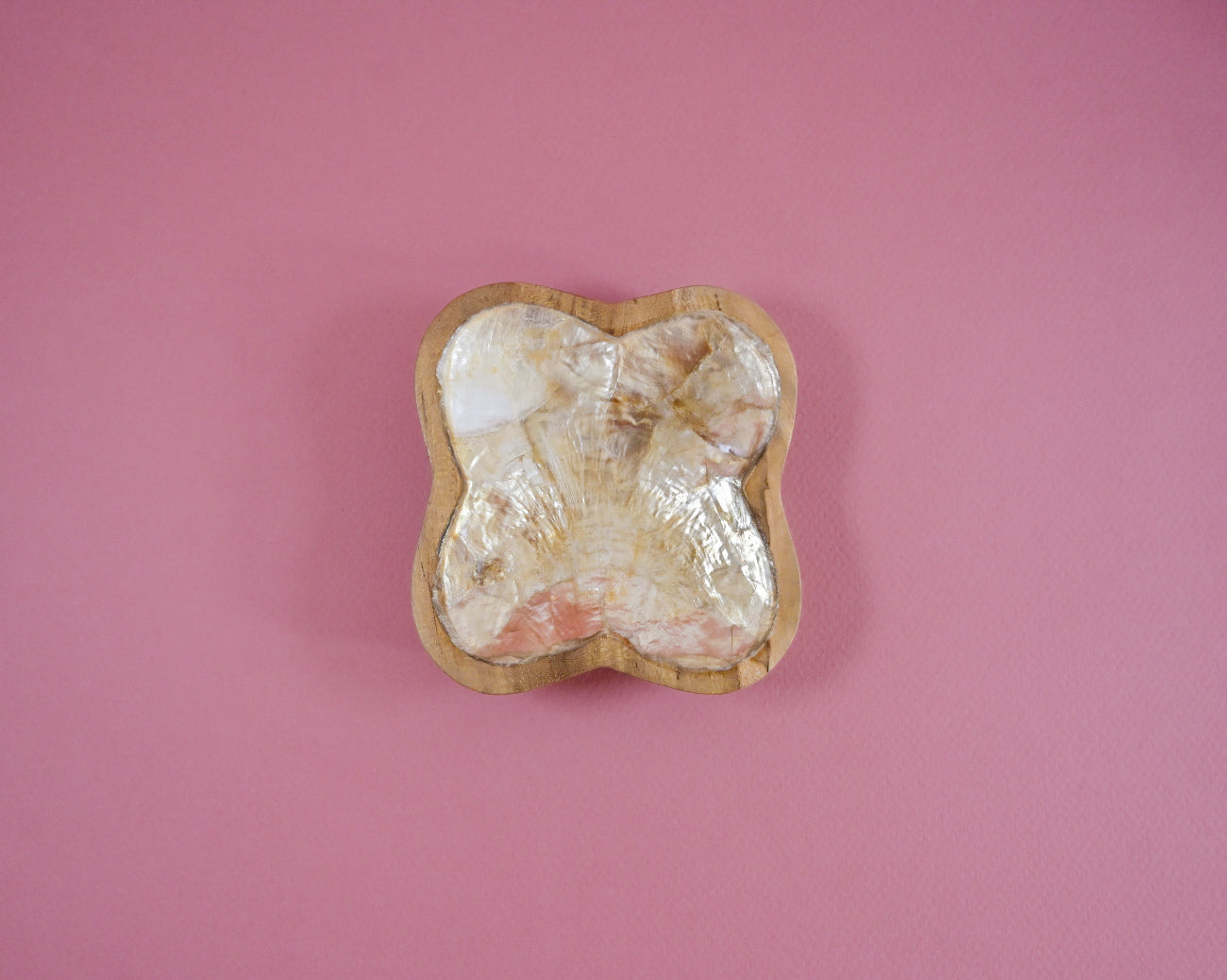 Vide poche / Porte savon "Reflet de nacre" -Artisanat Balinais