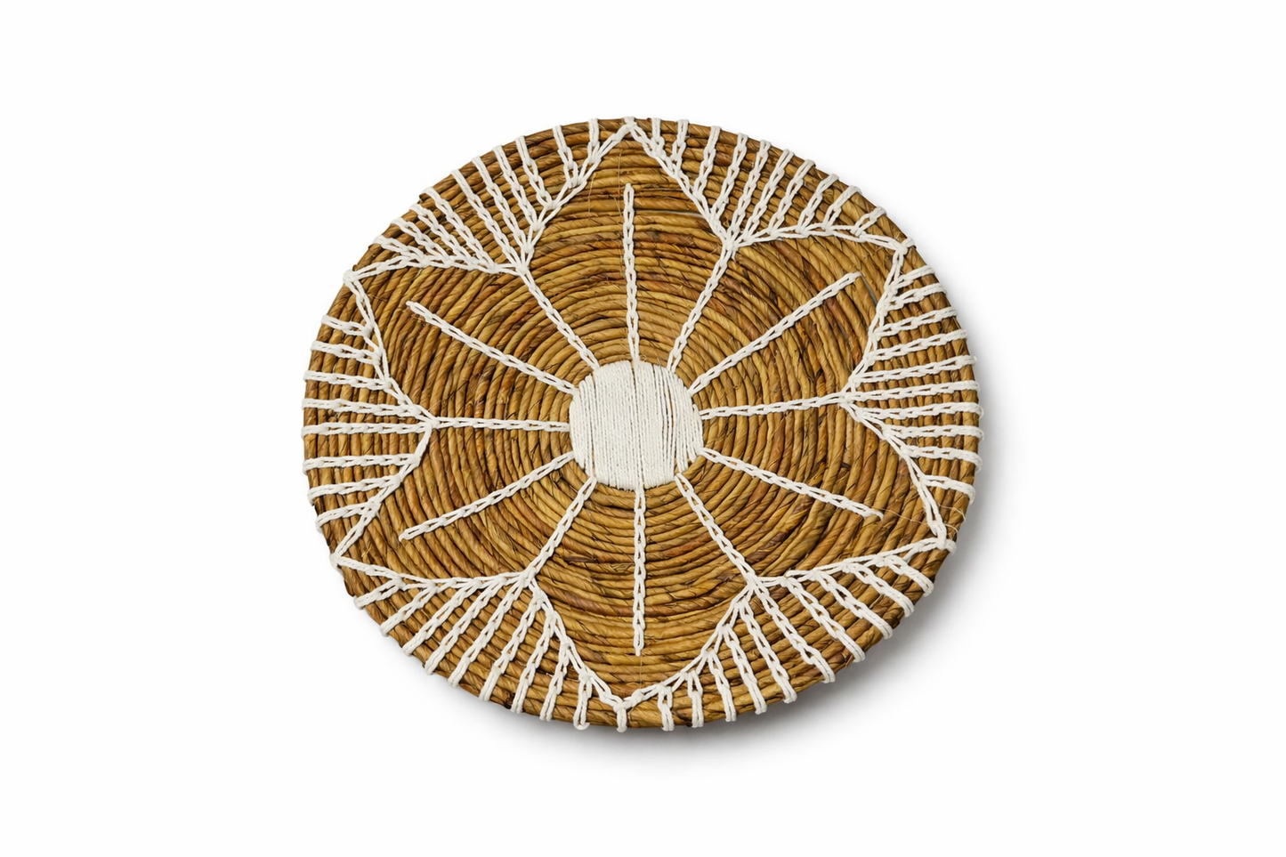 Plateau mural "Fleur d'Ubud" - Artisanat Balinais