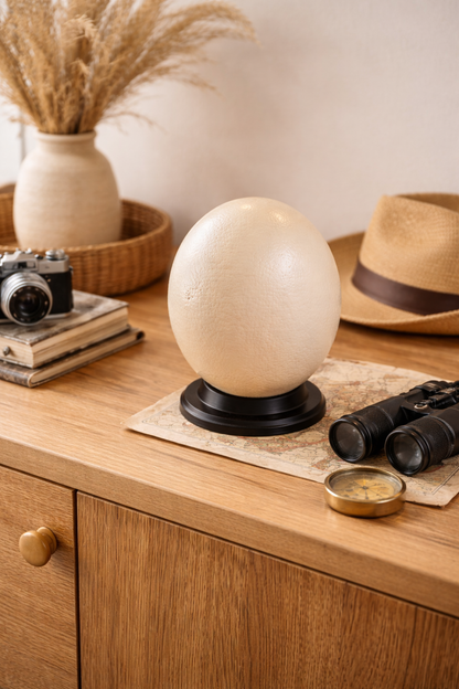 Oeuf d'autruche brut - Artisanat Africains Eswatinien