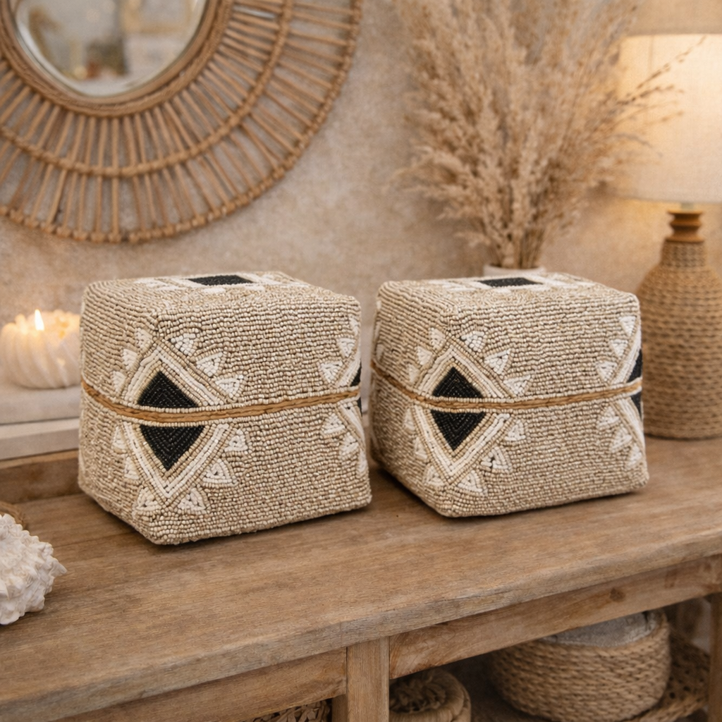 Boîte à offrande "Perles de Lune" - Artisanat Balinais