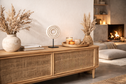 Collier papou Coquillage et Macramé "Gili" - Artisanat balinais