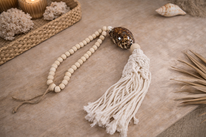 Embrasse Coquillages et Macramé "Nusa" - Artisanat Balinais