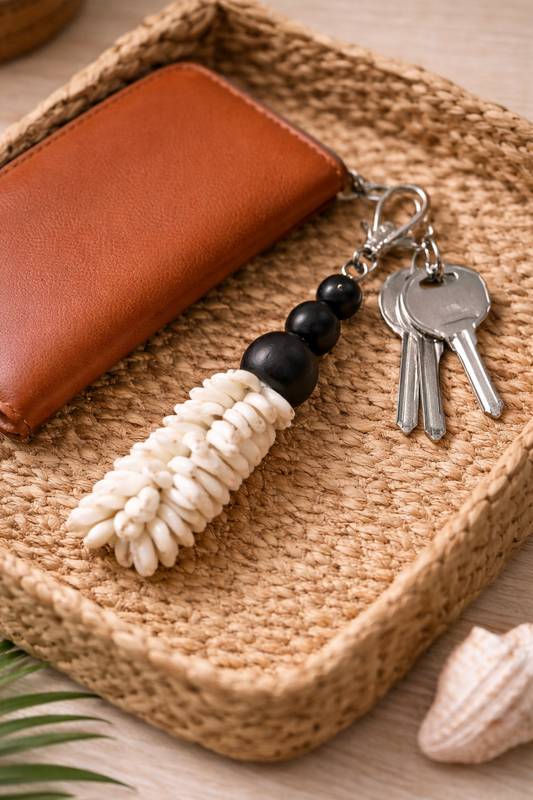 Portes-clefs coquillages "Esprit des îles" - Artisanat Balinais