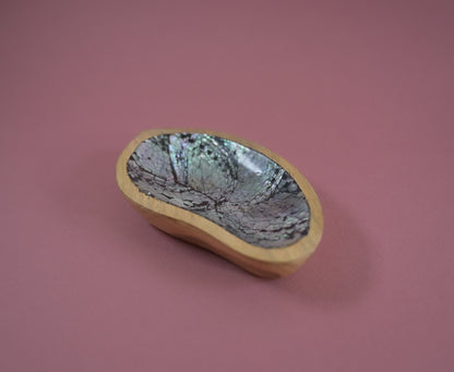 Vide poche / Porte savon "Reflet de nacre" -Artisanat Balinais