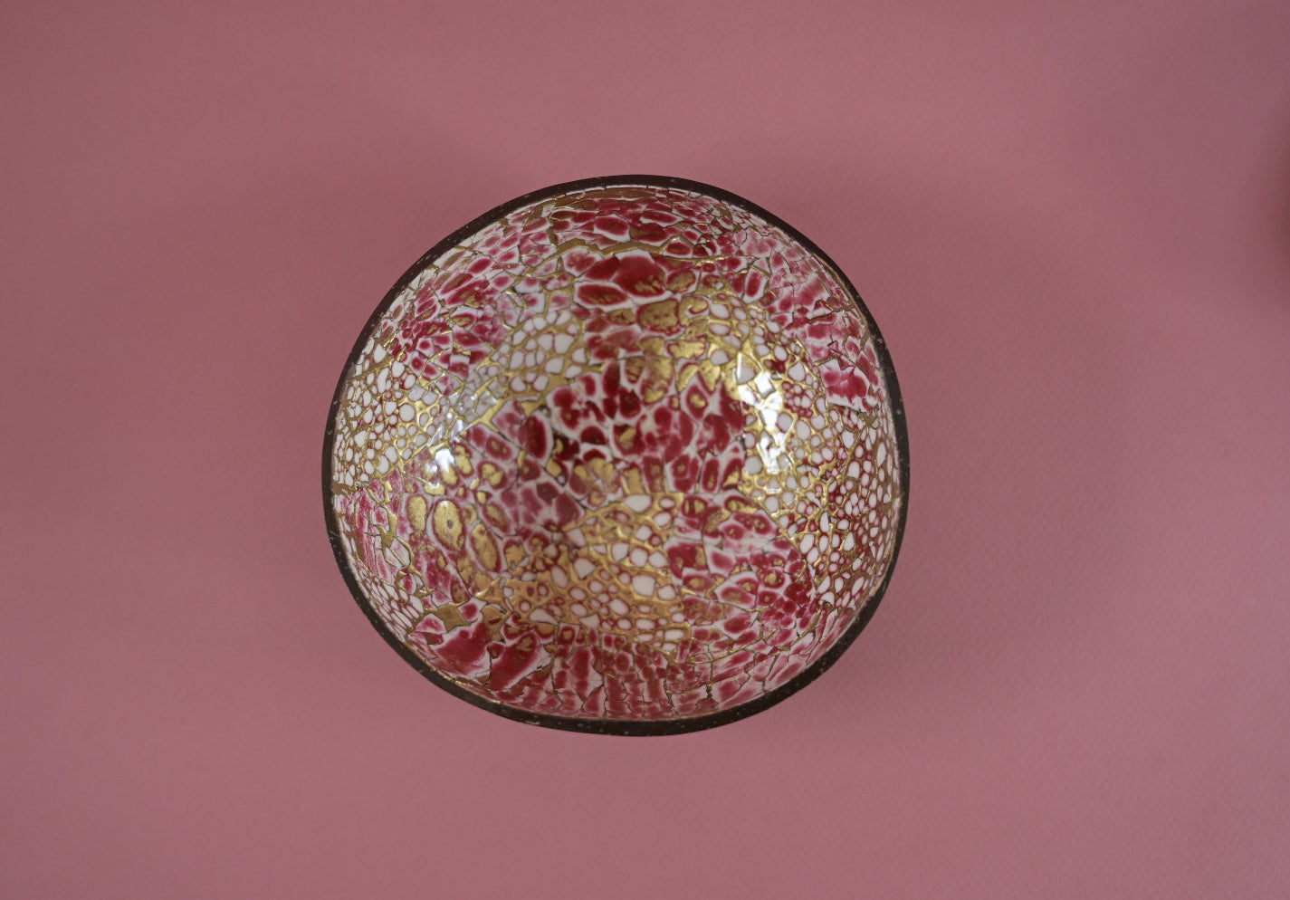 Bol Coco & Nacre "Éclat tropical" - Artisanat Thaïlandais